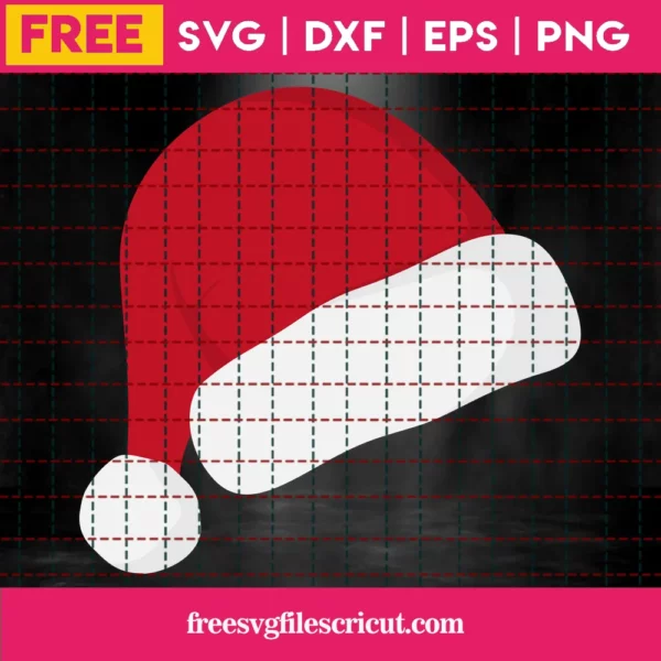 Free Santa’S Hat Sublimation Png Clipart
