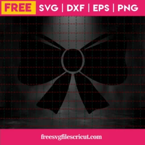 Free Svg Cutting Files, Bow Svg, Bow Vector, Instant Download, Silhouette Cameo Invert