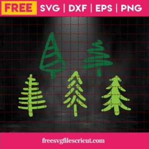 Free Trees Svg Invert