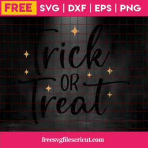 Free Trick Or Treat Svg Invert