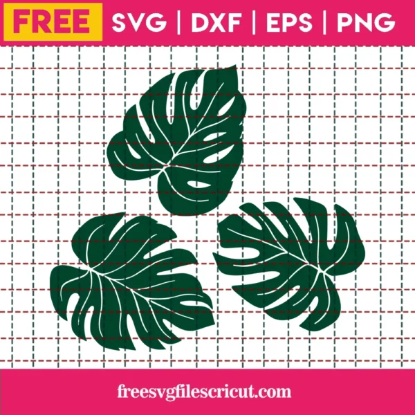 Free Tropical Leaves Svg