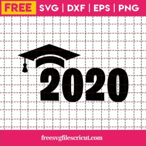 Graduation 2020 Svg Free, Graduation Hat Svg, Graduate Svg, Instant Download