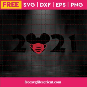 Mickey Face Mask Svg Free, Disney Svg, 2021 Svg, Instant Download, Silhouette Cameo Invert