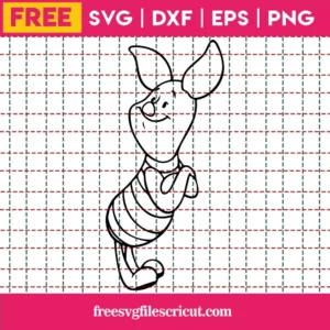 Piglet Svg Free, Winnie The Pooh Svg, Disney Svg, Instant Download, Pig Svg