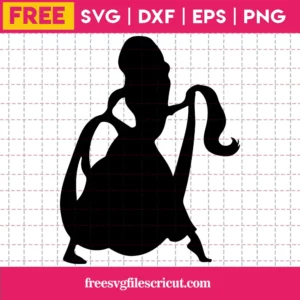 Rapunzel Svg Free, Rapunzel Silhouette Svg, Disney Svg, Instant Download