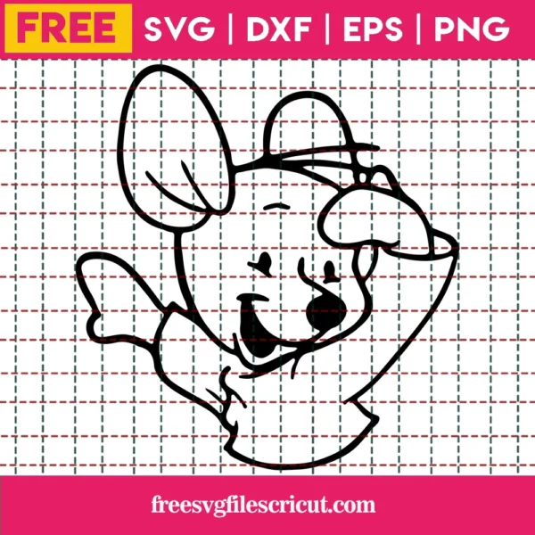Roo Svg Free, Cartoon Svg, Winnie The Pooh Svg, Instant Download, Silhouette Cameo