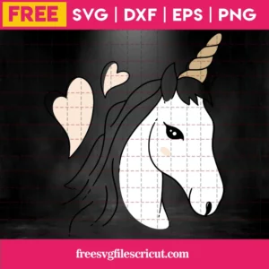 Unicorn Face – Free Clip Art