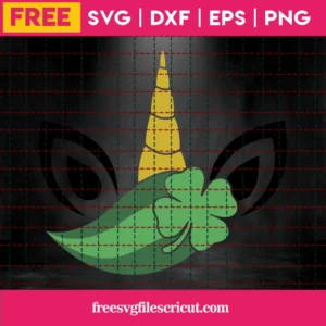Unicorn Shamrock Svg Free, St Patricks Day Svg, Irish Svg, Shamrock Svg Invert