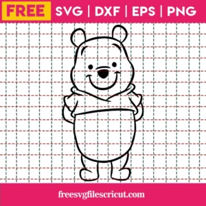 Winnie Pooh Svg Free, Cartoon Svg, Best Disney Svg Files, Instant Download