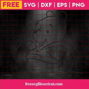 Winnie Pooh Svg Free, Disney Svg, Winnie The Pooh Svg, Instant Download Invert