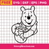 Winnie The Pooh Svg Free, Disney Svg, Bear Svg, Instant Download, Cartoon Svg