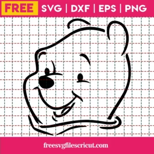 Winnie The Pooh Svg Free, Disney Svg, Cartoon Svg, Instant Download, Bear Svg