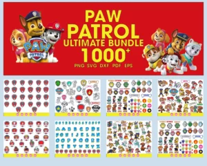 1000+ Paw Patrol Bundle Svg, Dogs Kids Cartoon Svg 0