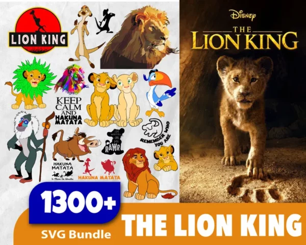 1300+ Lion King Bundle Svg, Disney Svg 0