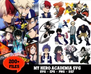 200+ My Hero Academia Svg Bundle, Anime Svg 0
