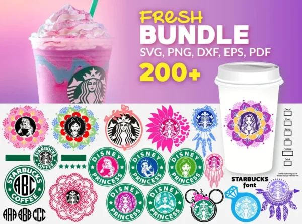 200+ Starbucks Logo Bundle Svg, Full Wrap Svg 0
