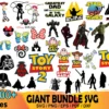 3000 Giant Bundle Disney Svg, Toy Story Svg, Star Wars Svg 0