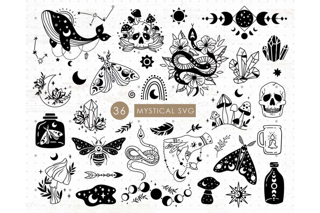 36 Mystical And Celestial Bundle Svg - Free Svg Files For Cricut