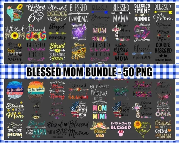 50 Blessed Mom Png, Leopard Sunflower Png, Mother'S Day Png 0