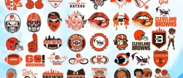 50+ Cleveland Browns Logo Svg Bundle, Nfl Svg, American Football Svg 0