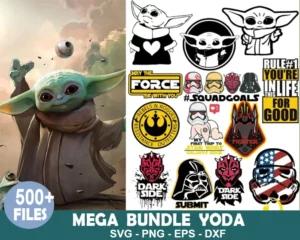 500+ Baby Yoda Svg Bundle, Star Wars Svg, Baby Yoda Svg 0