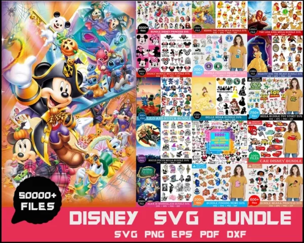 50000+ Disney Svg Bundle, Disney Svg, Mickey Svg 0