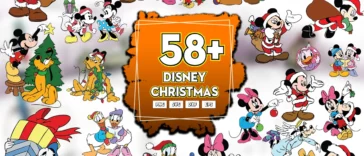 58 Disney Christmas Svg, Christmas Svg, Santa Svg, Mickey Svg 0
