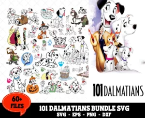 60+ One Hundred And One Dalmatians Svg Bundle, Disney Svg 0