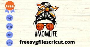 Basketball Mom Life Messy Bun