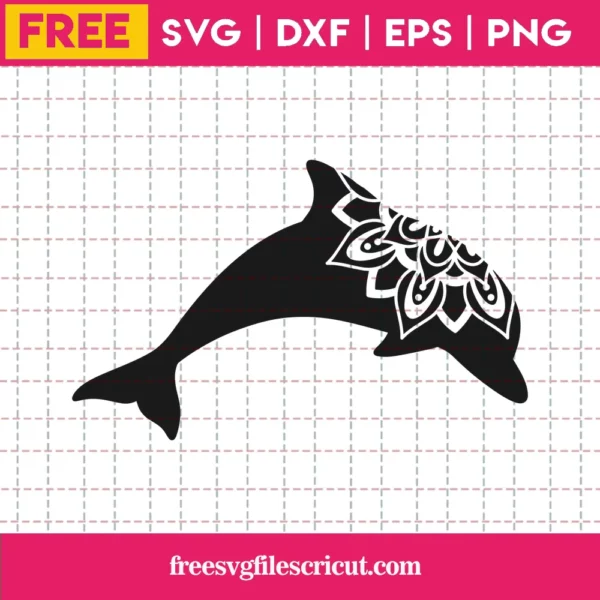 Free Dolphin Mandala Svg