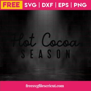 Free Hot Cocoa Season Svg Invert