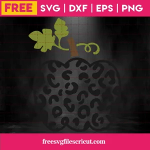 Free Leopard Pumpkin Svg Invert