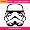 Stormtrooper Svg Free, Starwars Svg, Dark Side Svg, Instant Download, Silhouette Cameo