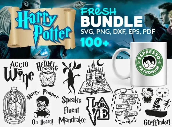 100+ Harry Potter Fresh Bundle, Harry Potter Svg 0