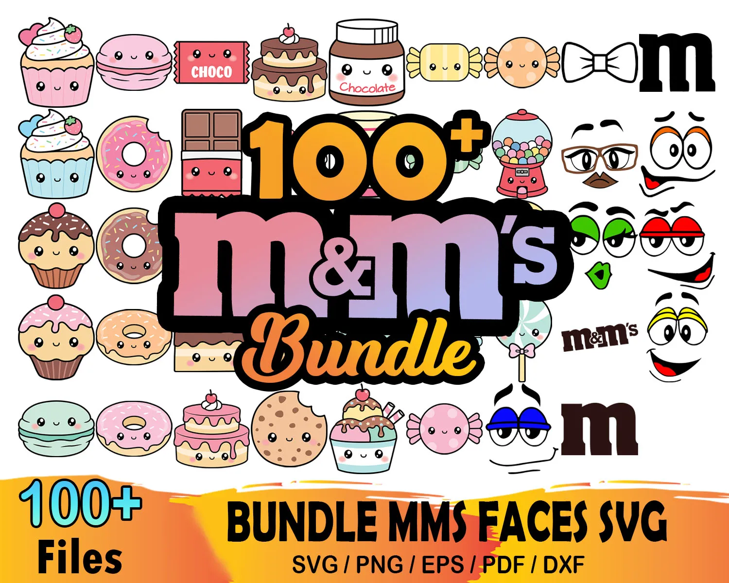 M&M Bundle SVG cut files - M&M Christmas SVG - Christmas SVG