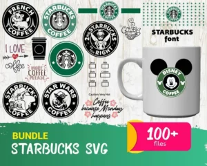 100+Starbucks Bundle Svg, Trending Svg, Starbucks Svg 0
