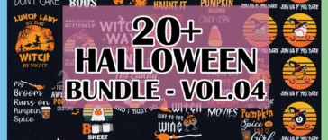 20+ Halloween Bundle Svg, Witch Svg, Ghost Svg 0