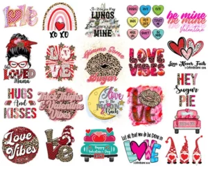 90 Files Valentine Sublimation Png, Valentine Png, Valentine Quote Png 0