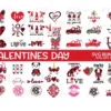 Valentines Day Bundle Svg, Valentine Svg, Valentine Doodles Svg 0