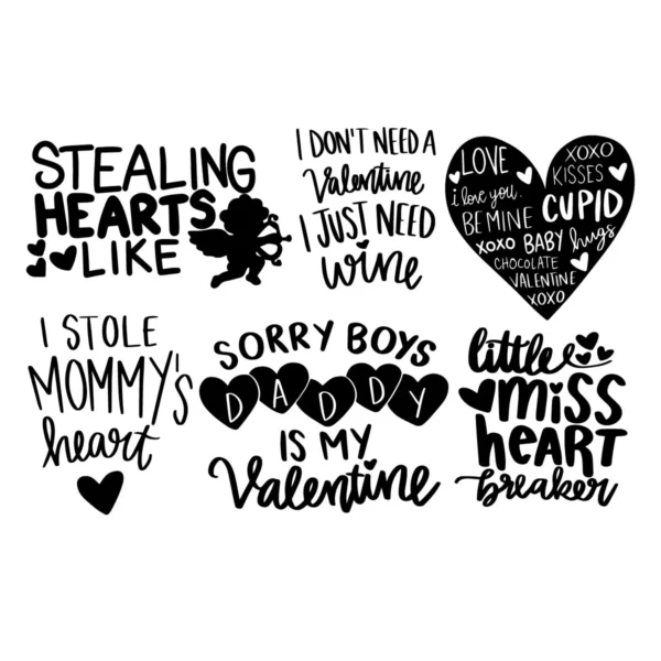Valentines Sayings Bundle Svg, Valentine Svg, Stealing Heart Like Svg 0