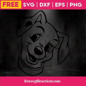 101 Dalmatians Svg Free, Outline Svg, Cartoon Svg, Instant Download, Silhouette Cameo Invert