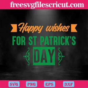 Happy Wishes For St Patricks Day, St. Patricks Day Invert