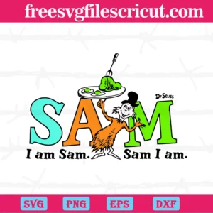 I Am Sam, Green Eggs, Ham, Cat In The Hat, Dr Seuss Gifts