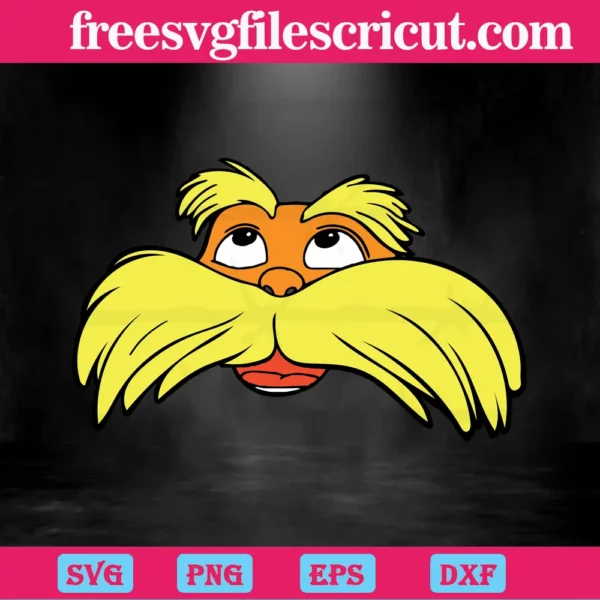 Lorax Face, The Cat In The Hat, Dr. Seuss, Thing Two, Fish One Invert
