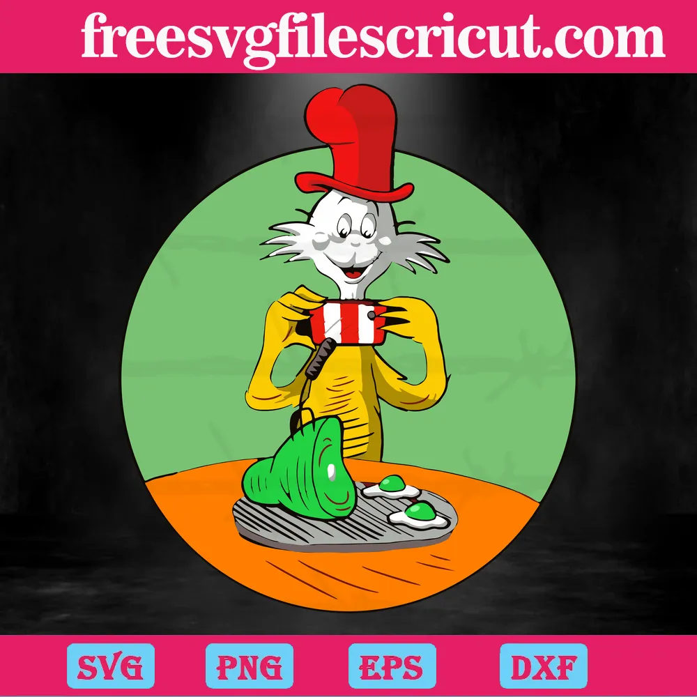 Sam I Am Foodstagram Thing 1 Thing 2 Green Eggs And Ham Downloadable Files SVG