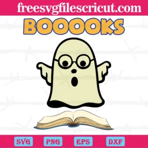 Ghost Books, Booooks, Halloween Reading, Librarian Ghost