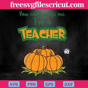 Halloween School Teacher Pumpkin Invert