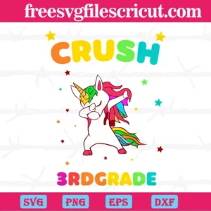 I'M Ready To Crush 3Rd Grade, 100Th Days, Back To School Invert