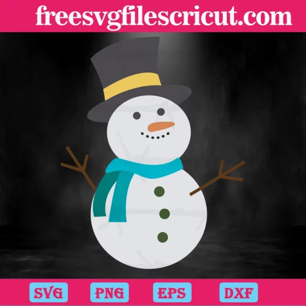 Snowman Ornament, Snowman Clipart, Snowman Cut File, Christmas Shirtsvg