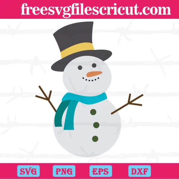 Snowman Ornament, Snowman Clipart, Snowman Cut File, Christmas Shirtsvg Invert